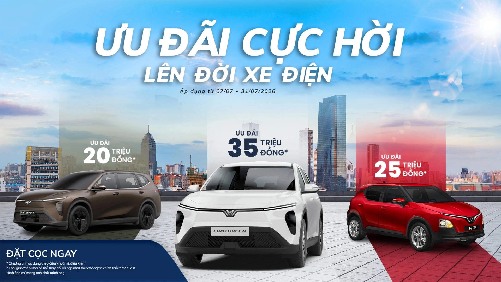 Khuyến mãi VF5 , Limo Green